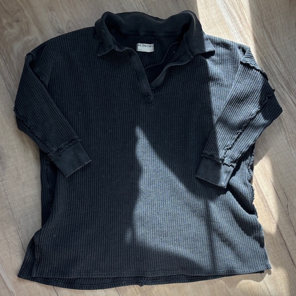 We The Free Tops - We the Free Waffle Travis Polo